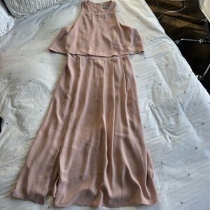 ASOS Tan Midi Dress